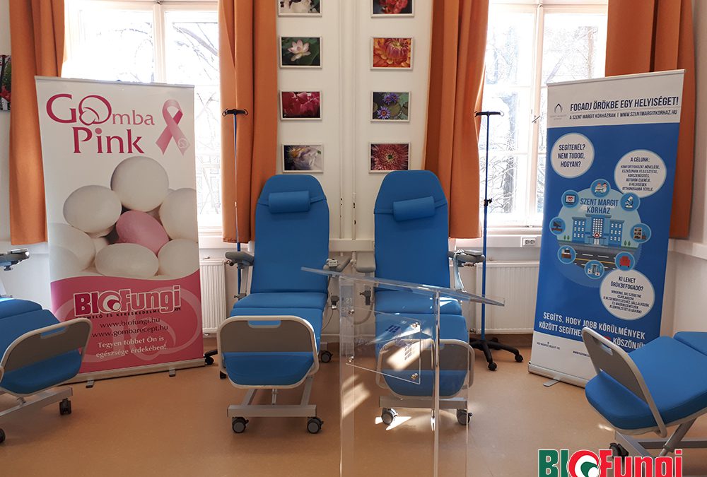 GoPink támogatással újult meg a Szent Margit Kórház Onkológiai Osztályának helyisége