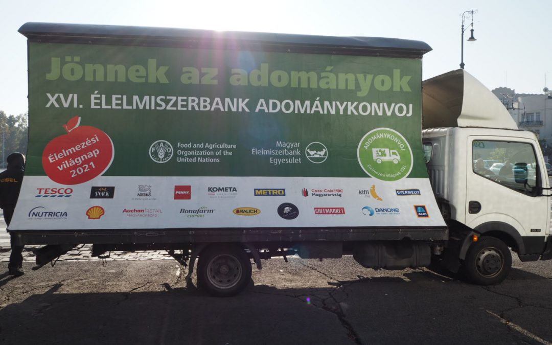 Élelmiszerbank Adománykonvojban a Bio-Fungi