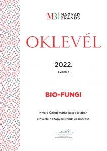 MagyarBrands BIO-FUNGI_MB_oklevel_2022_uzleti